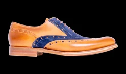 Abingdon - Cedar Calf/Navy Suede