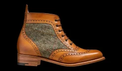 Grace - Cedar Calf / Green Tweed