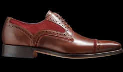 Haig - Walnut Calf / Burgundy Suede