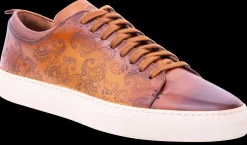 Paisely - Cedar Hand Painted