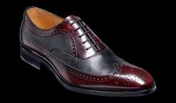 Rugby - Burgundy Hi-Shine / Black Deerskin