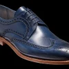 Victor - Navy Hand Painted