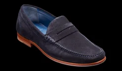 William - Dark Navy Suede
