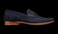 William - Dark Navy Suede